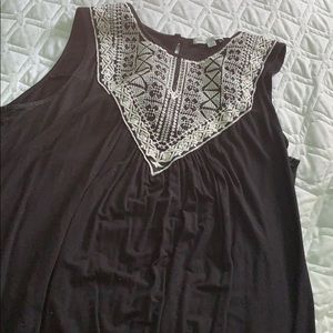 black with white lace dress